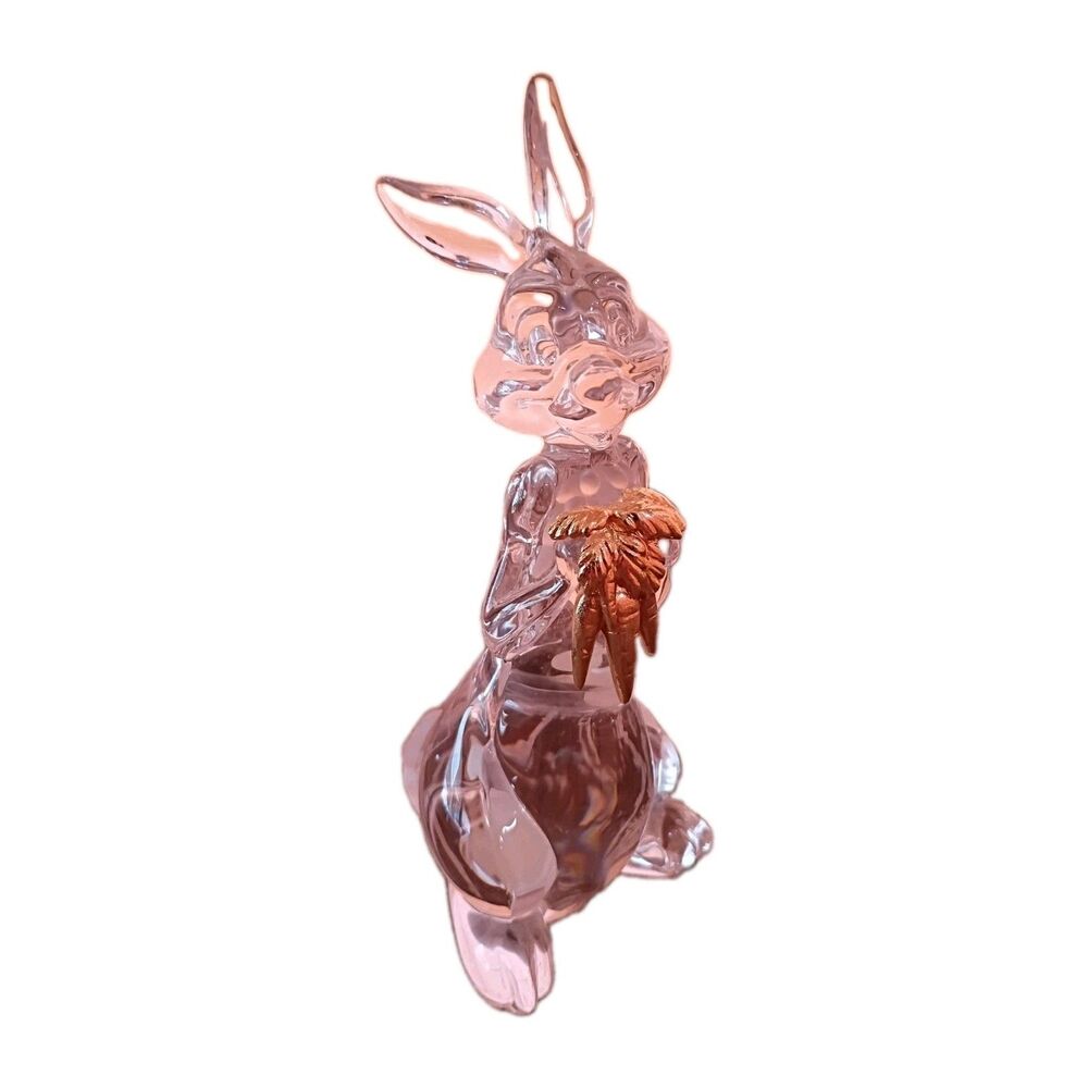 Retired Disney Lenox Winnie The Pooh Rabbit Crystal Figure Only No Box/Cert